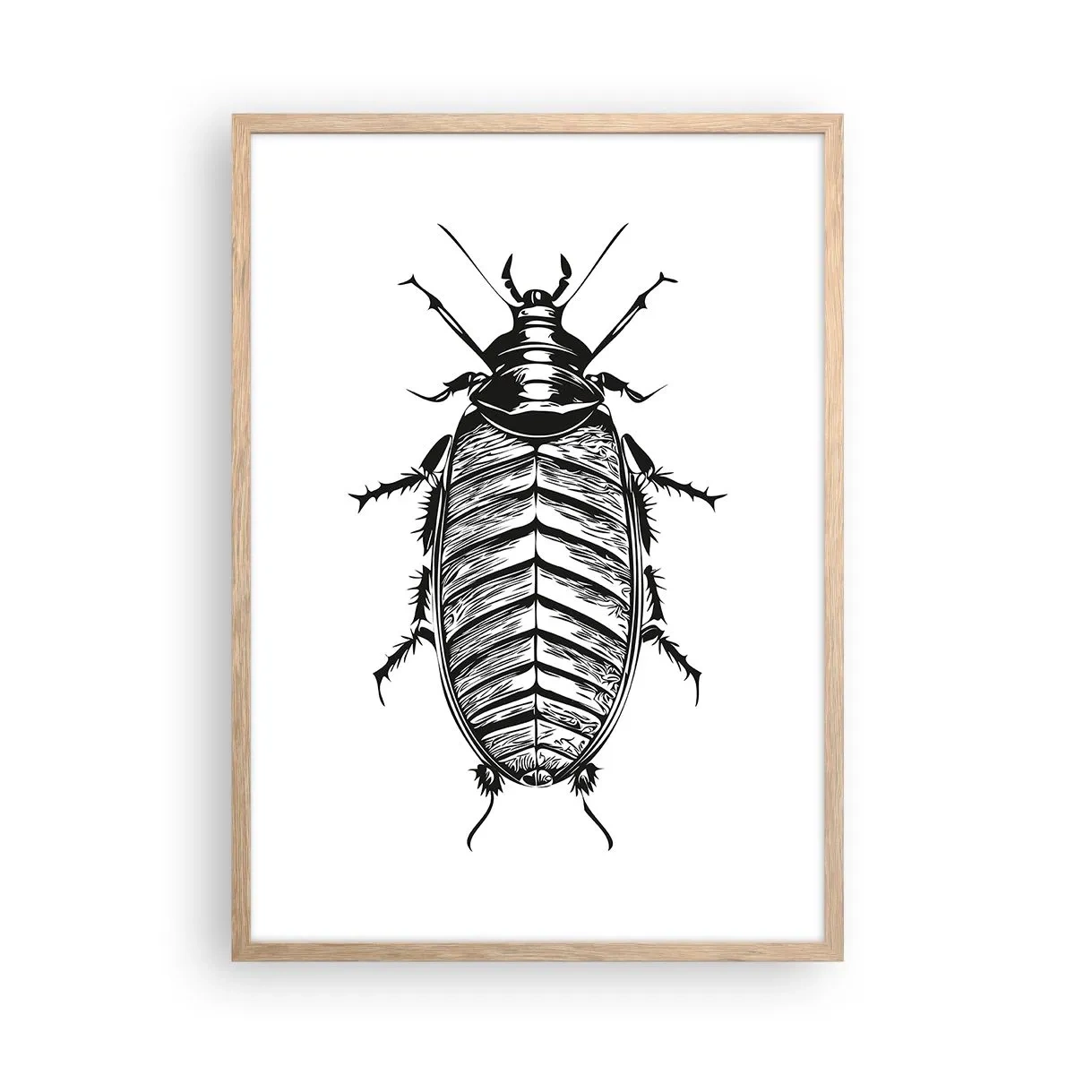 Poster în ramă de stejar deschis - Ce specimen! - 50x70 cm