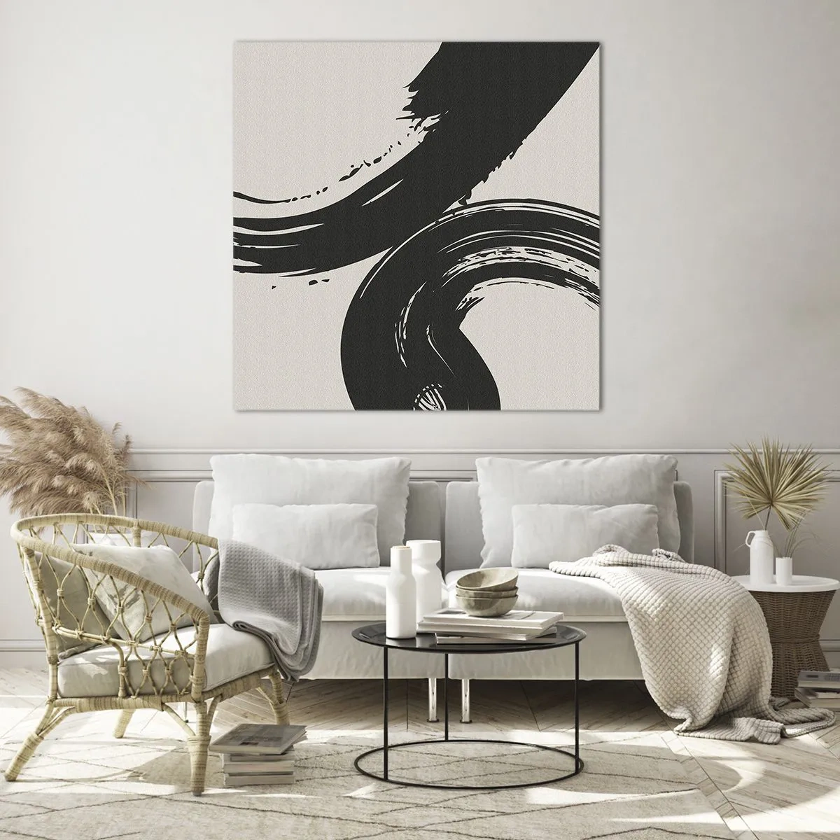 Tablou pe sticlă - Tare și circular - 30x30 cm