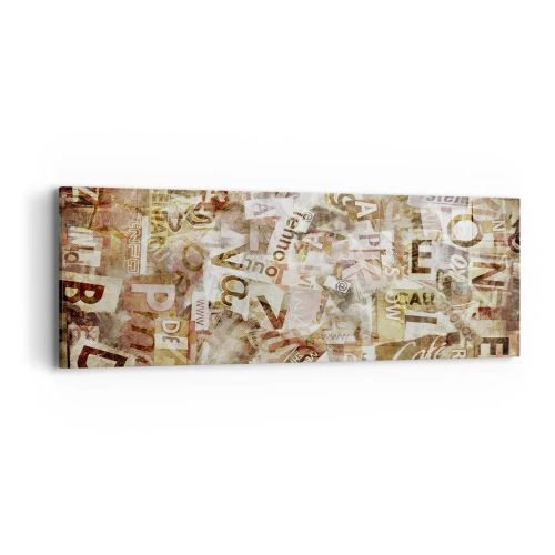 Tablou pe pânză - Îi unesc pe cei care stau la taclale - 90x30 cm