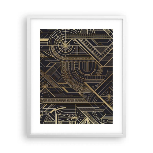 Poster în ramă albă - Concepte, idei, planuri - 40x50 cm