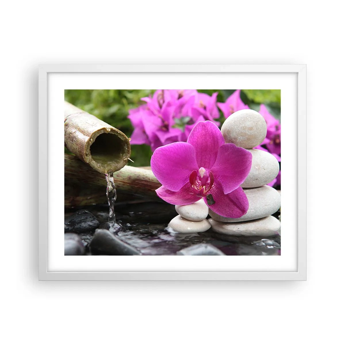 Poster în ramă albă - Te odihnești deja - 50x40 cm