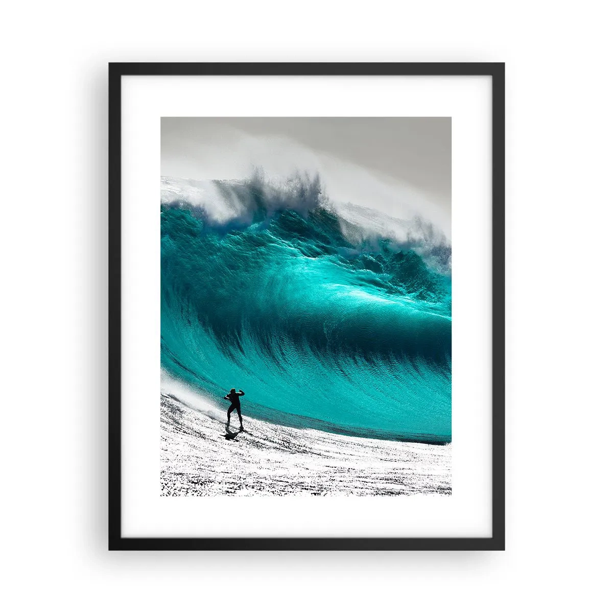 Poster în ramă neagră - Provocare acceptată - 40x50 cm