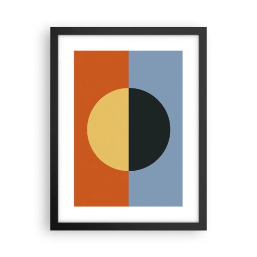 Poster în ramă neagră - O compoziție de căldură și răcoare - 30x40 cm