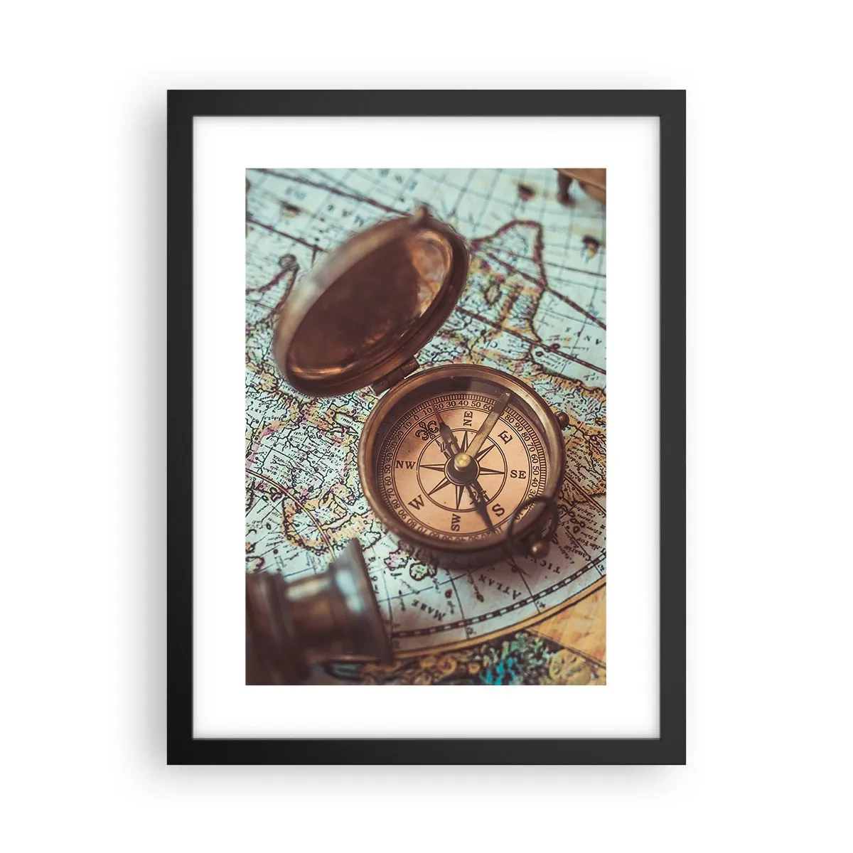 Poster în ramă neagră - Pentru aventurierul din tine - 30x40 cm