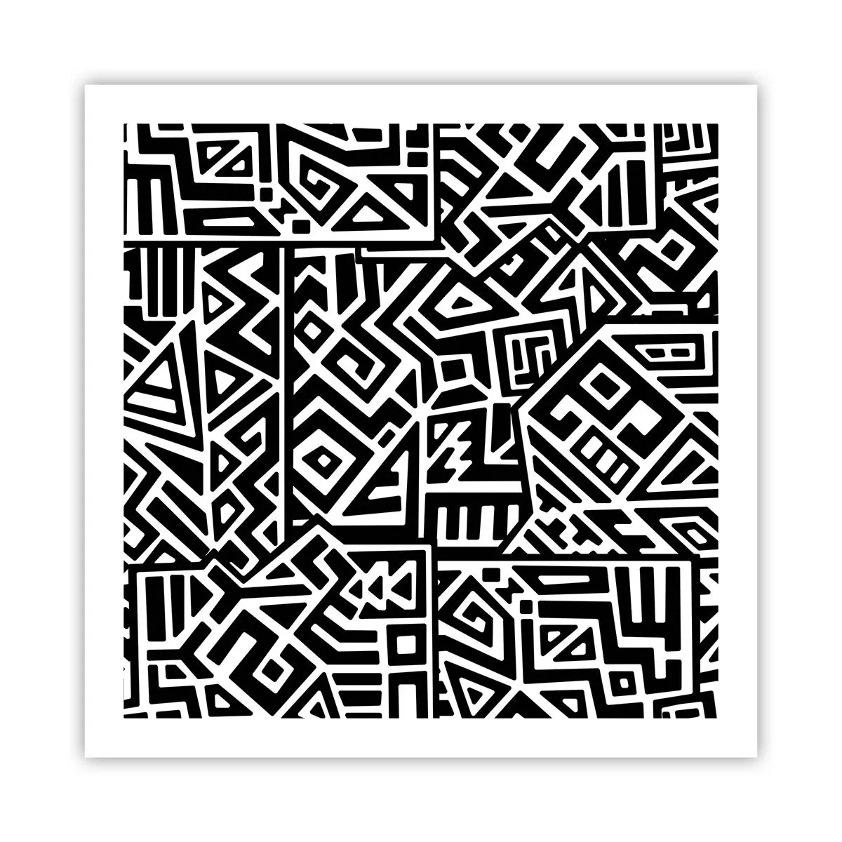 Poster - Compoziție precolumbiană - 60x60 cm