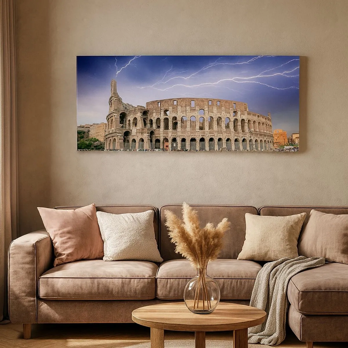 Tablou pe pânză - Arena de luptă - 100x40 cm