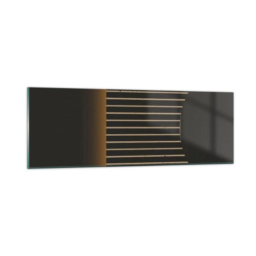 Tablou pe sticlă - Explorați întunericul - 90x30 cm