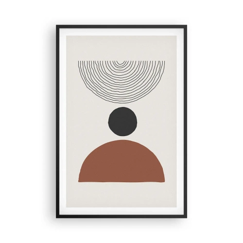 Poster în ramă neagră - În centrul atenției - 61x91 cm