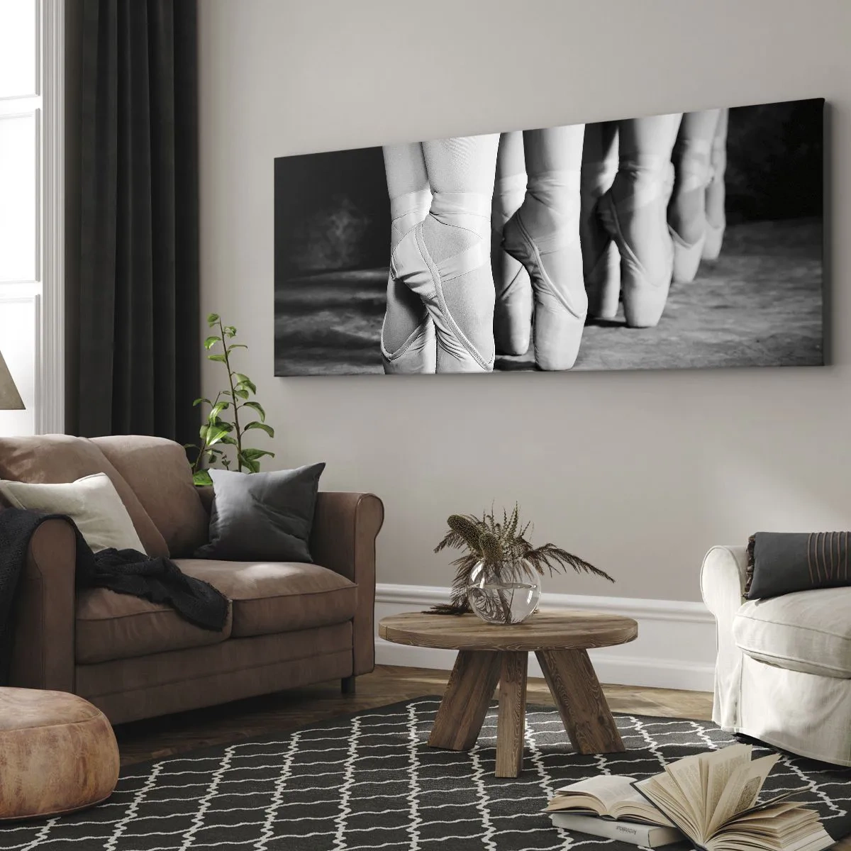 Tablou pe pânză - Împreună, elegant - 100x40 cm