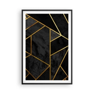 Poster în ramă neagră - Întuneric și lumină - 61x91 cm