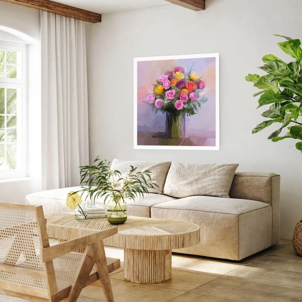 Poster - Frumusețe reținută - 40x40 cm