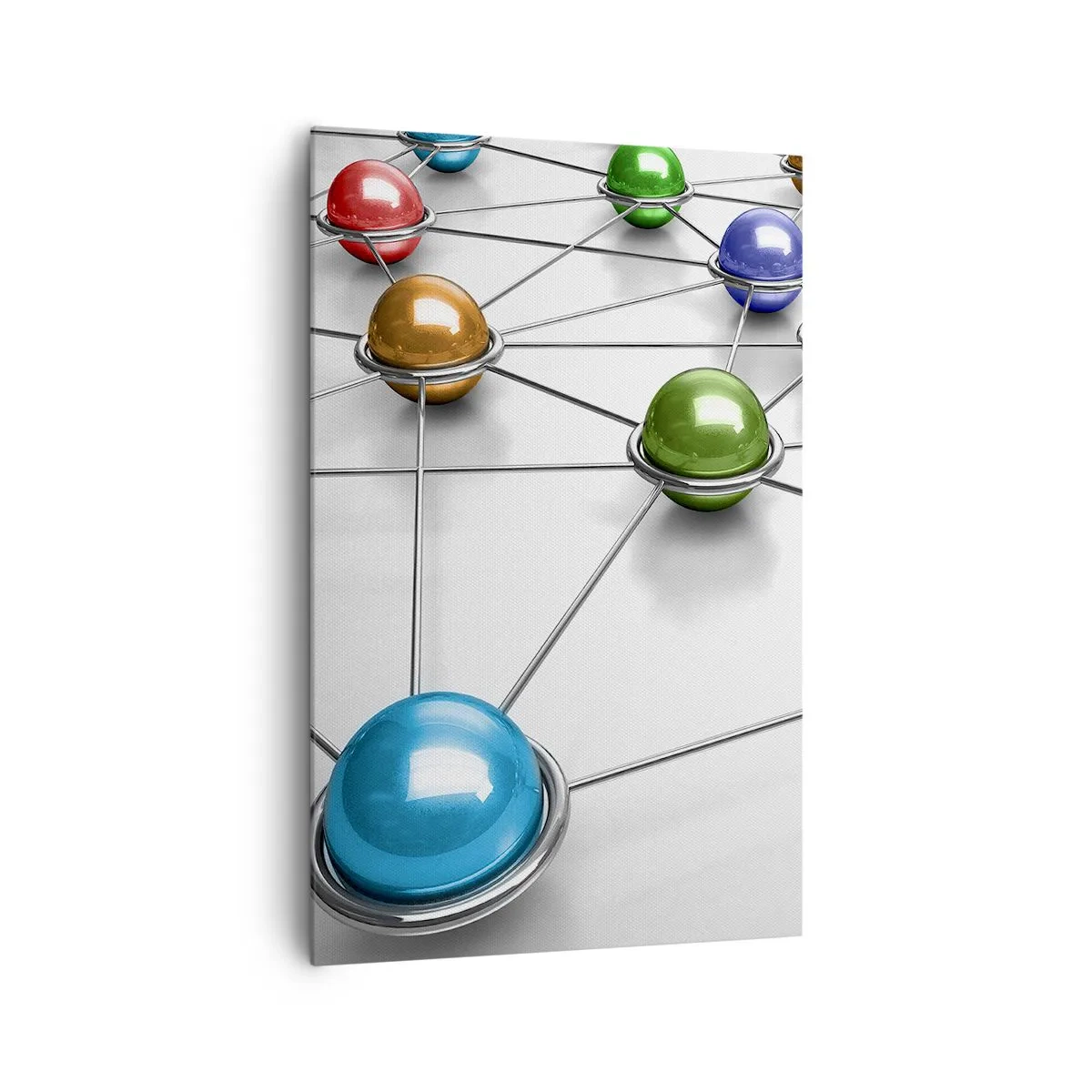 Tablou pe pânză - Pânza cosmică de păianjen - 80x120 cm