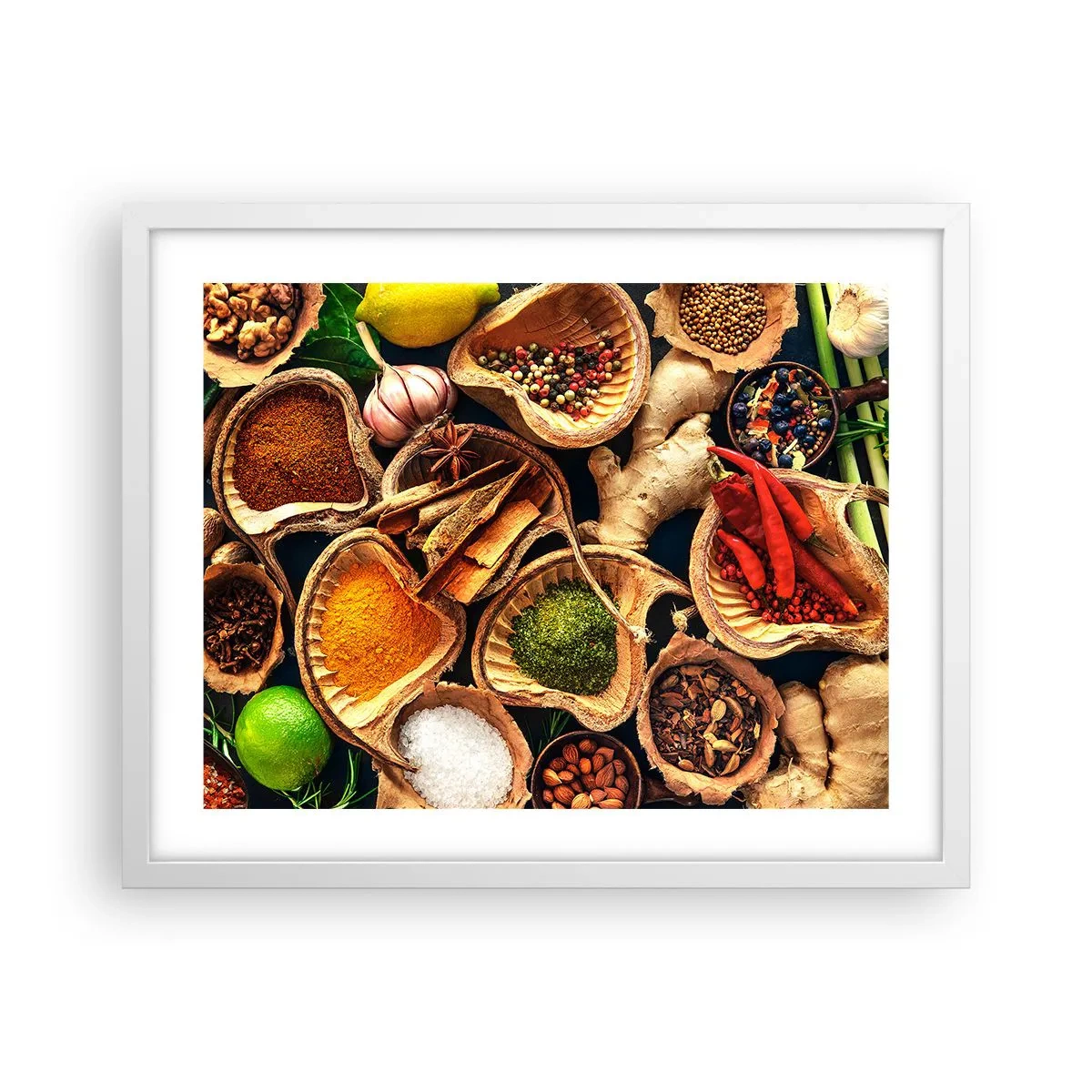 Poster în ramă albă - Ia ce vrei - 50x40 cm
