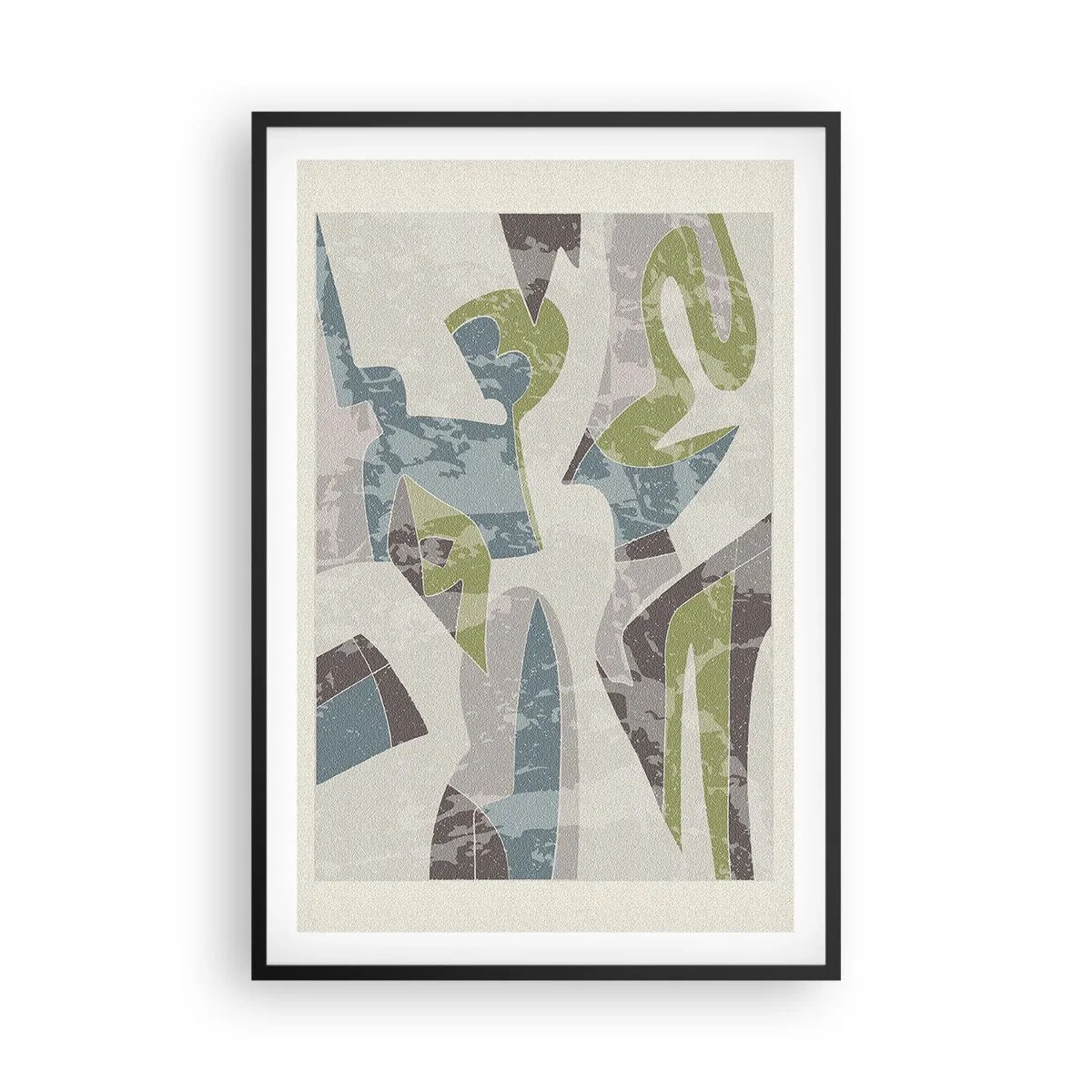 Poster în ramă neagră - Compoziție din spatele geamului - 61x91 cm