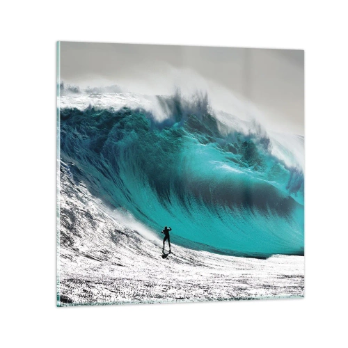 Tablou pe sticlă - Provocare acceptată - 70x70 cm