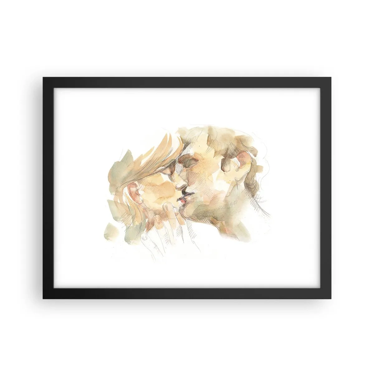Poster în ramă neagră - Jumătatea găsită? - 40x30 cm