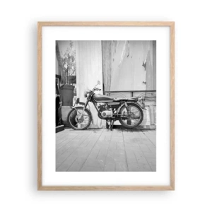 Poster în ramă de stejar deschis - Clasicul înainte de toate - 40x50 cm