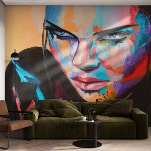 Tapet Premium Canvas - Sălbăticia inimii - Femeie, Portretul unei femei, Fată - 350x256 cm