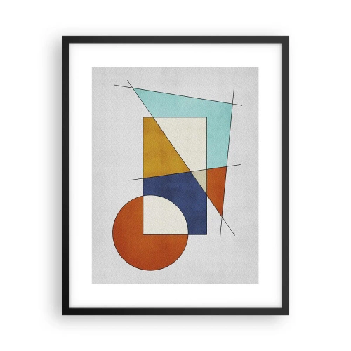 Poster în ramă neagră - Abstracție: distracție modernistă - 40x50 cm