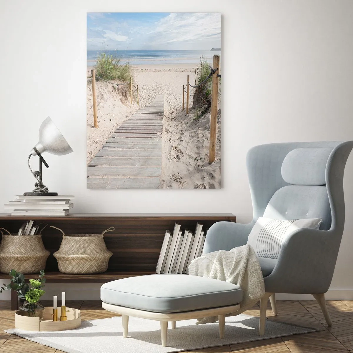 Tablou pe sticlă - Dincolo de orizont - 70x100 cm