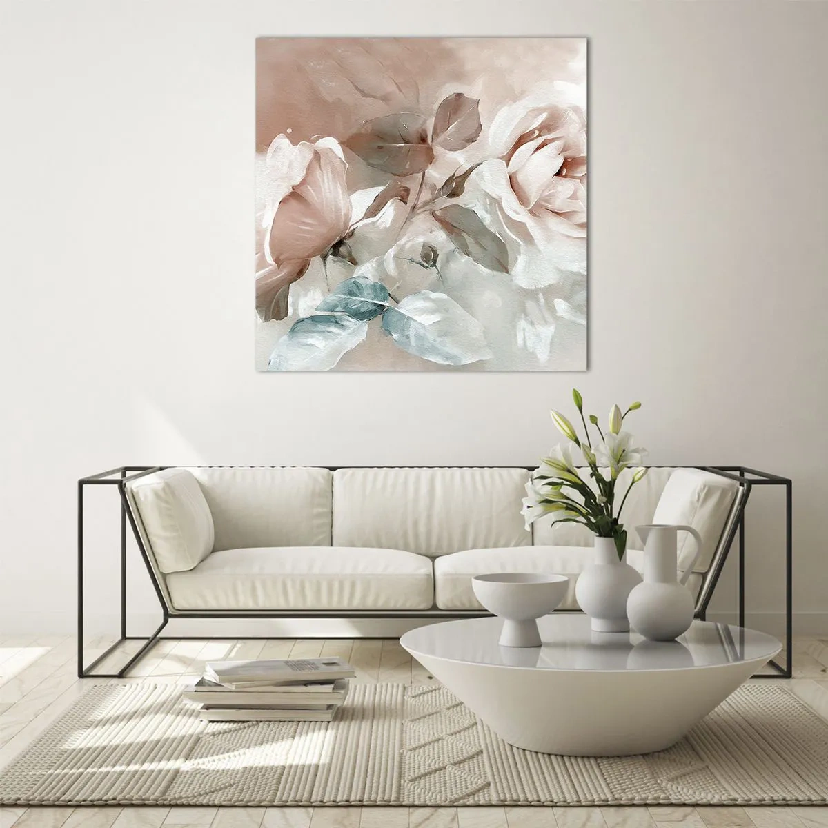 Tablou pe sticlă - Spiritul romantismului - 60x60 cm