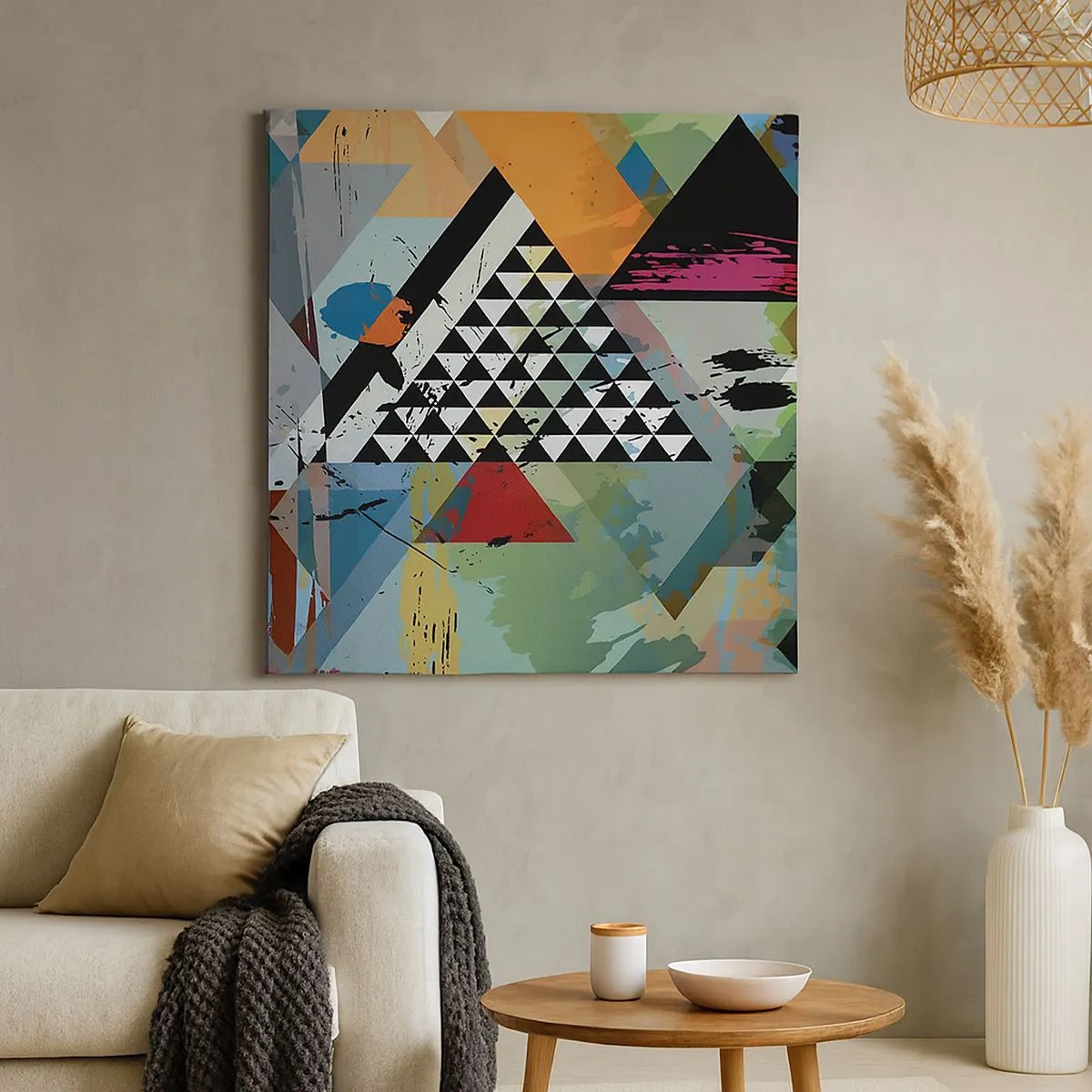 Tablou pe pânză - Cât de simplu - 30x30 cm