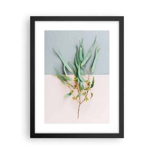 Poster în ramă neagră - Subtilitate pastelată - 30x40 cm