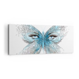 Tablou pe pânză - Polyommatus eros - 100x40 cm