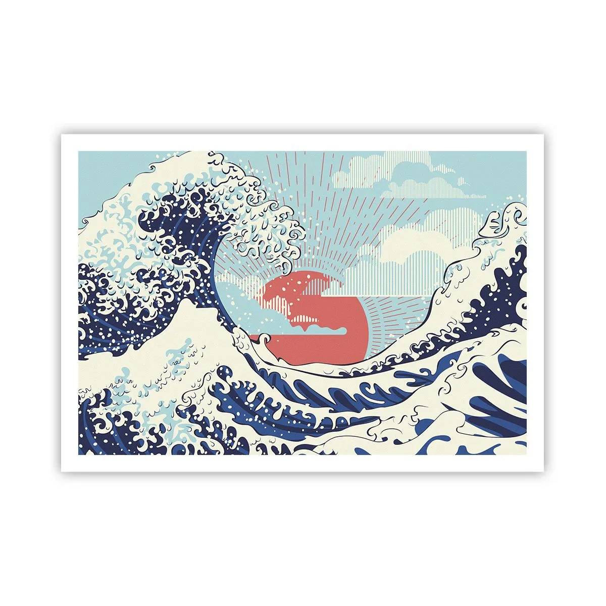 Poster - Din inspirații japoneze - 100x70 cm