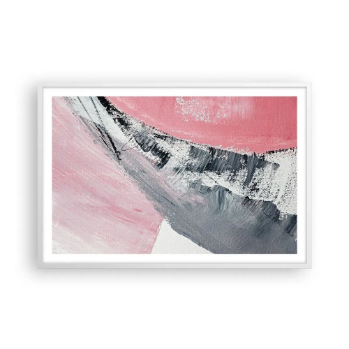 Poster în ramă albă - Compoziție adaptată - 91x61 cm