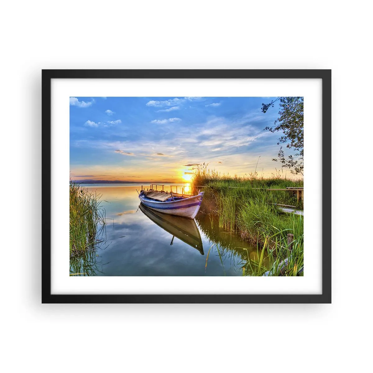 Poster în ramă neagră - Golfulețul viselor împlinite - 50x40 cm