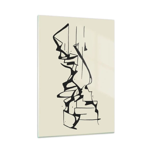 Tablou pe sticlă - Poate că peisajul - 50x70 cm