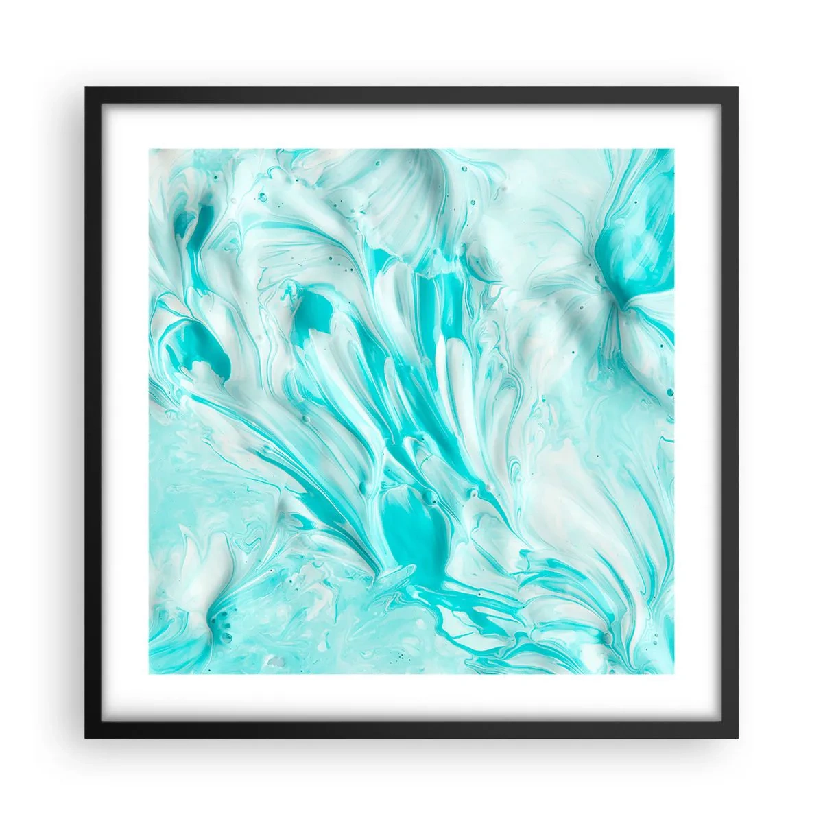 Poster în ramă neagră - Împreună pentru totdeauna - 50x50 cm