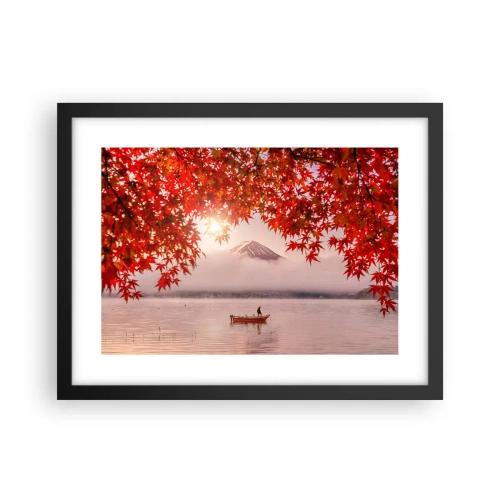 Poster în ramă neagră - În stil japonez - 40x30 cm