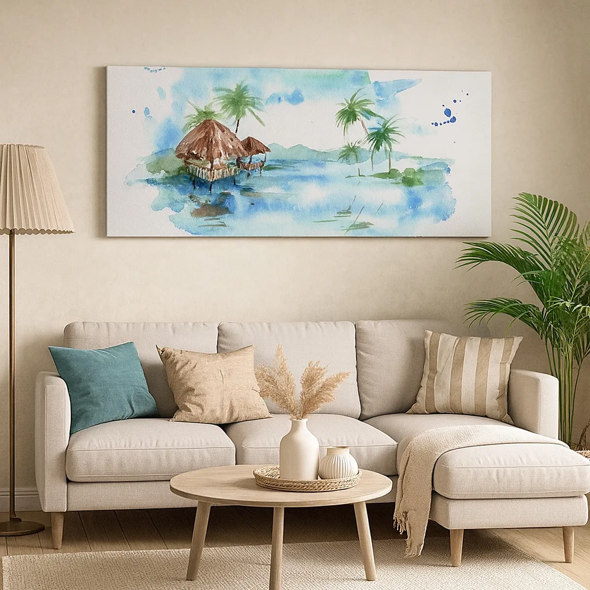 Tablou pe pânză - Undeva în Pacific - 30x30 cm