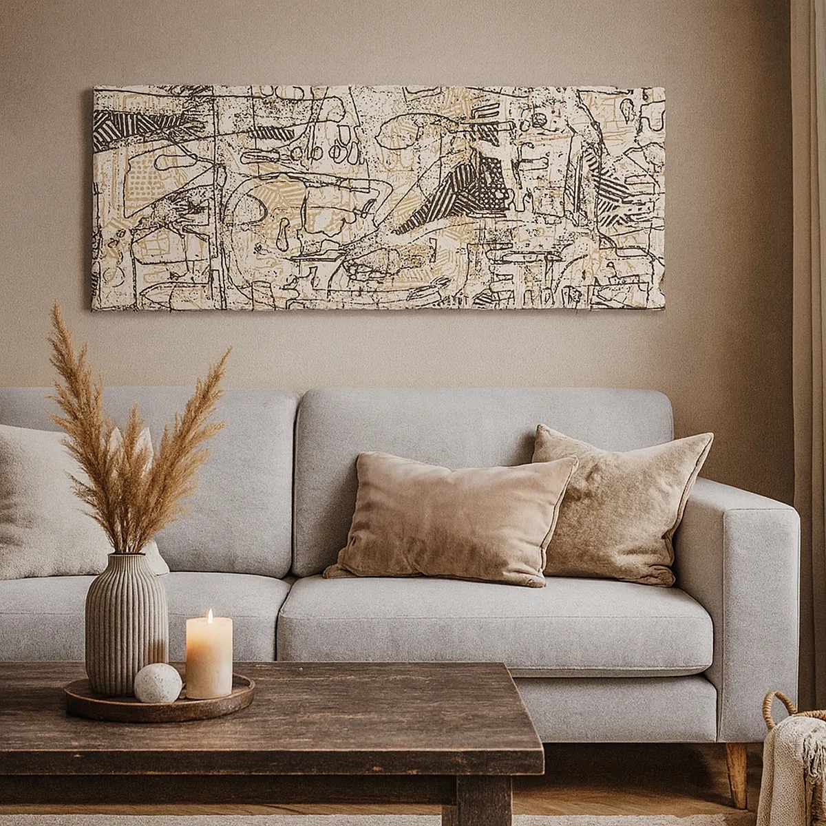 Tablou pe pânză - Așteaptă să fie descifrat - 30x30 cm