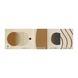 Mostră tapet Premium Canvas - Despre originea figurilor geometrice - Abstracția, Bucată, Minimalism - 100x30 cm