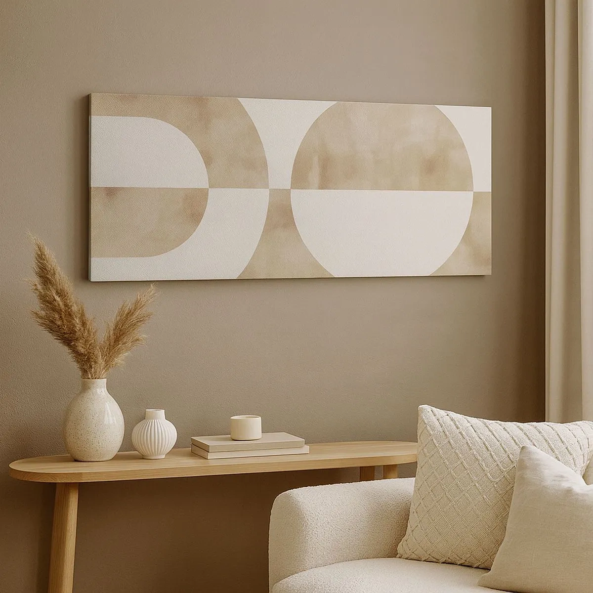 Tablou pe pânză - Similitudini și diferențe - 100x40 cm