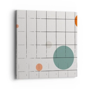 Tablou pe pânză - În capcană. Noi sau ele? - 40x40 cm