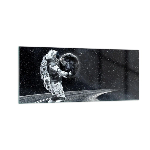 Tablou pe sticlă - Pe Calea Lactee - 100x40 cm
