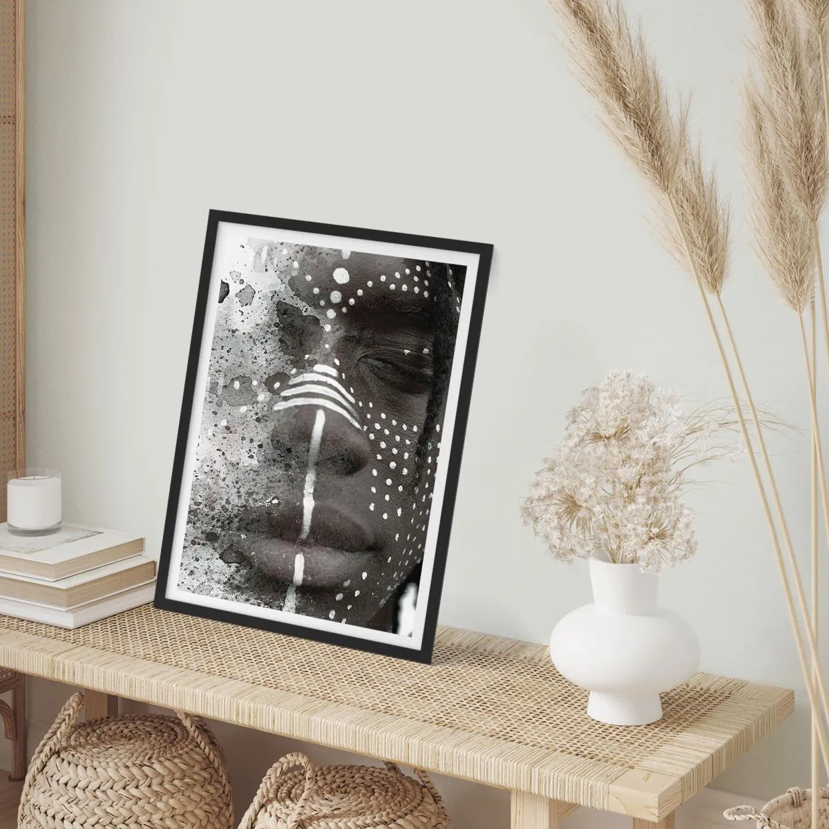 Poster în ramă neagră - Descoperă spiritul original - 30x40 cm