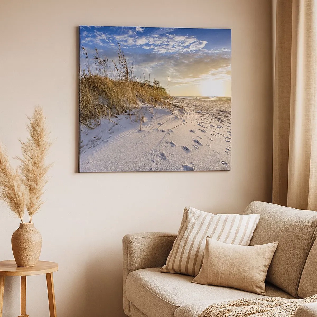 Tablou pe pânză - Invitație la o plimbare - 30x30 cm