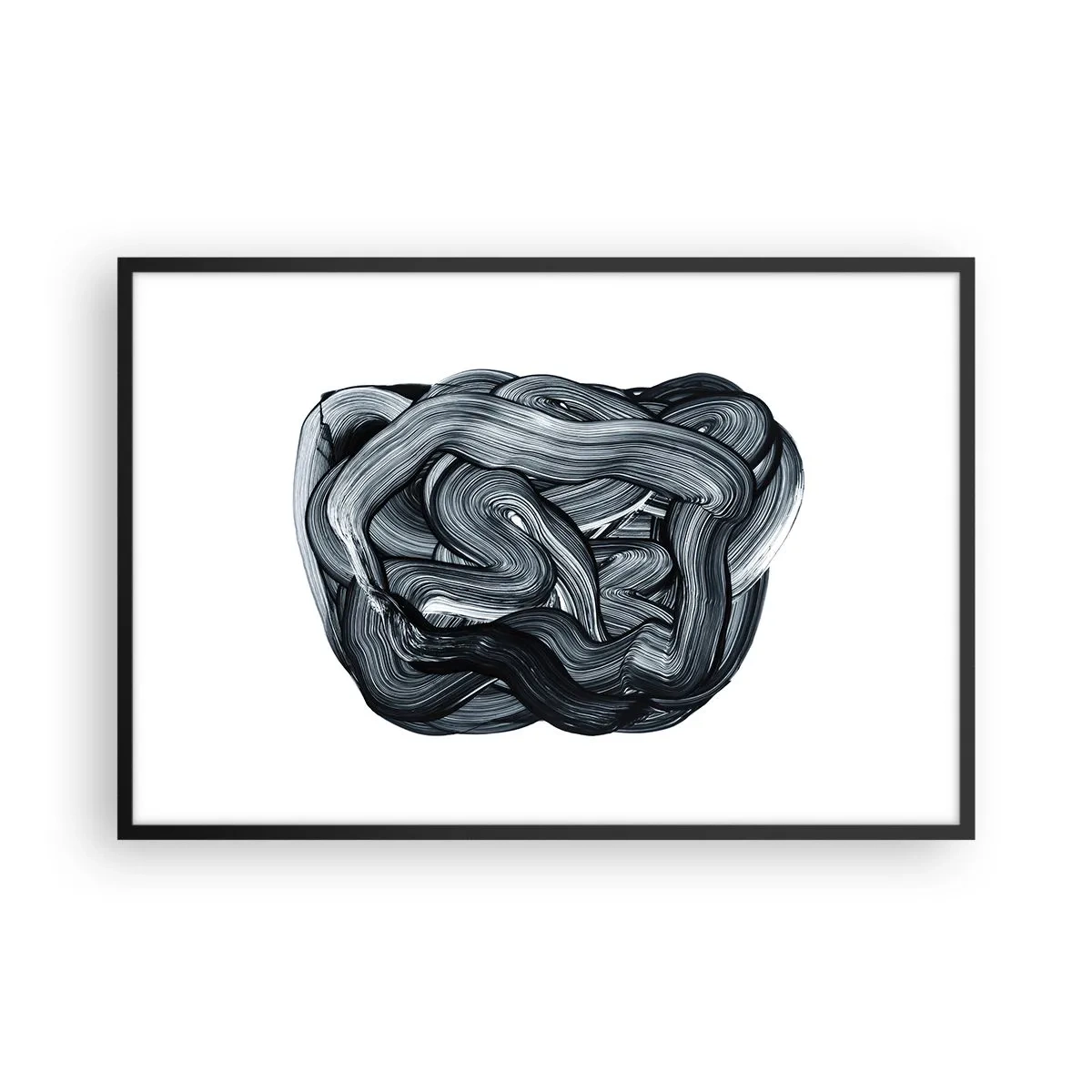 Poster în ramă neagră - Nu este atât de simplu - 91x61 cm