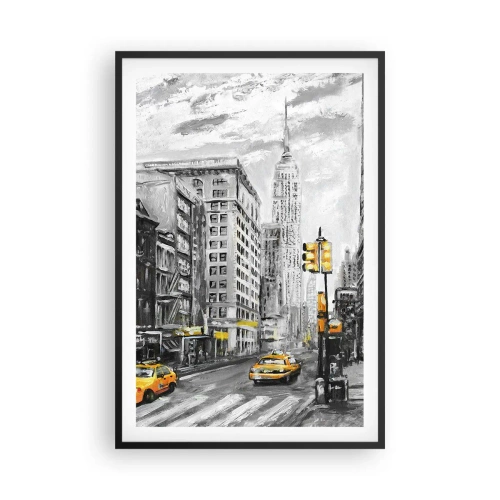 Poster în ramă neagră - O poveste din New York - 61x91 cm