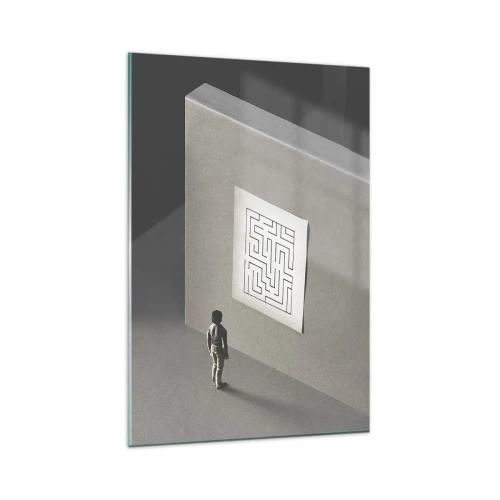 Tablou pe sticlă - Dar unde sunt? - 80x120 cm