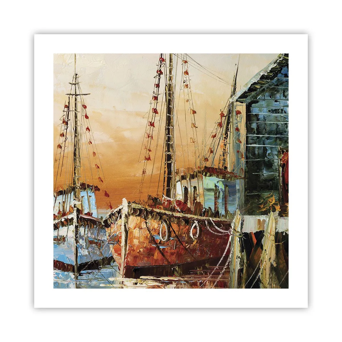 Poster - Întoarcere pașnică - 50x50 cm