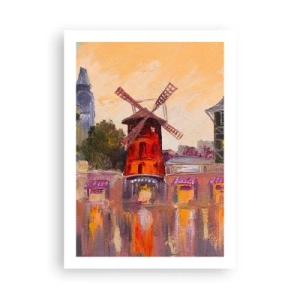 Poster - Icoane pariziene - Moulin Rouge - 50x70 cm
