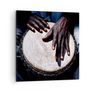 Tablou pe pânză - Trăiește în ritmul tău - 50x50 cm