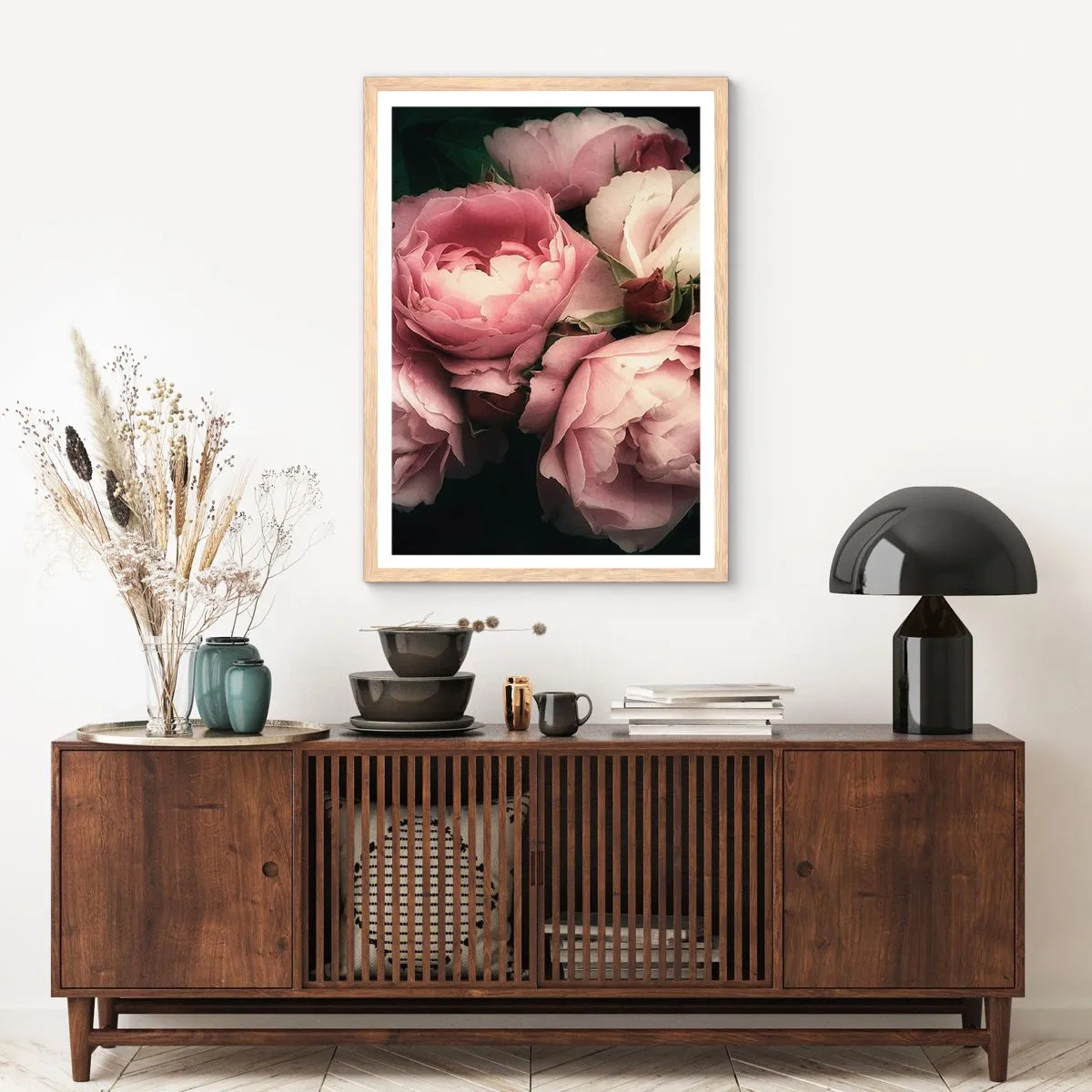 Poster în ramă de stejar deschis - Farmecul belle epoque - 70x100 cm