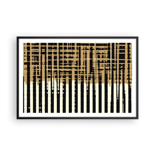 Poster în ramă neagră - Abstracție arhitecturală - 91x61 cm